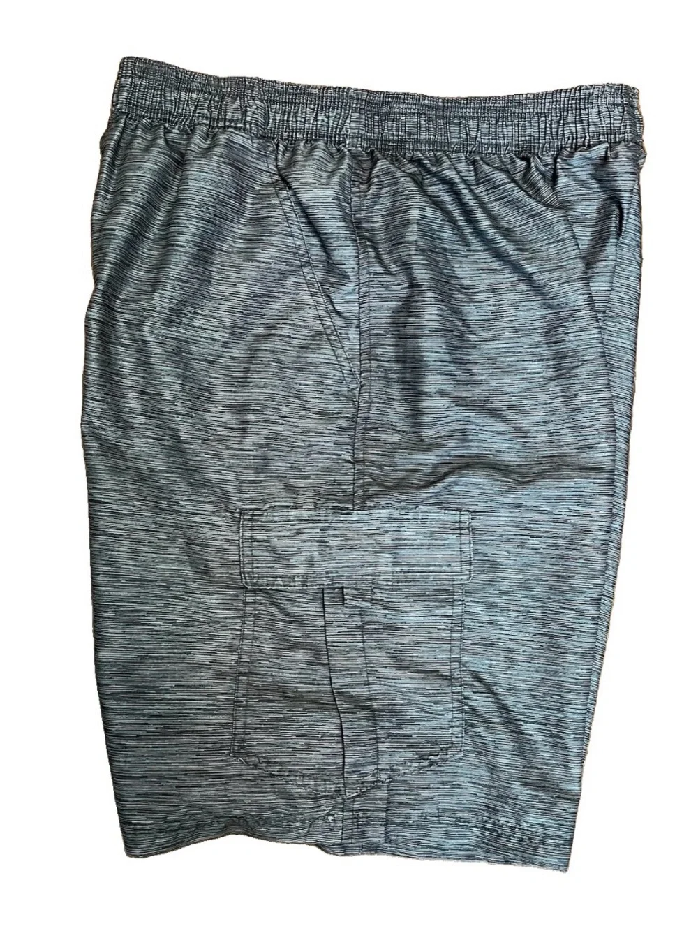 Avia Heathered Gray Athletic Hybrid Cargo Shorts Size Large